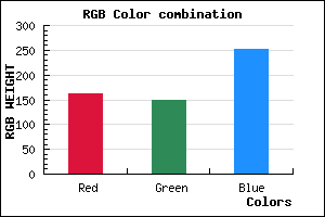 rgb background color #A194FC mixer