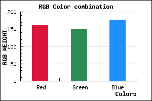 rgb background color #A197B1 mixer