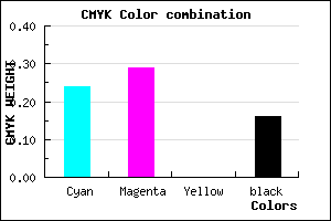 #A197D5 color CMYK mixer