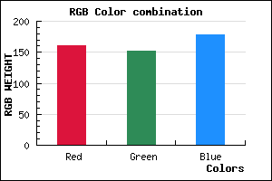 rgb background color #A198B2 mixer