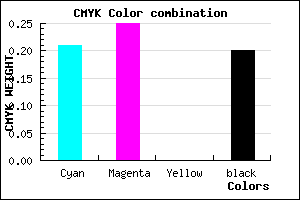 #A199CD color CMYK mixer