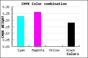 #A19CD2 color CMYK mixer