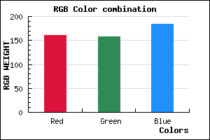 rgb background color #A19EB8 mixer