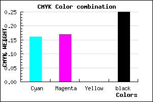 #A1A0C0 color CMYK mixer