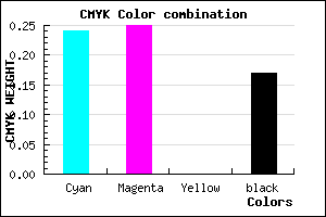 #A1A0D4 color CMYK mixer