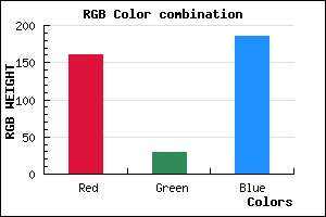 rgb background color #A11DB9 mixer