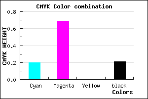 #A13ECA color CMYK mixer