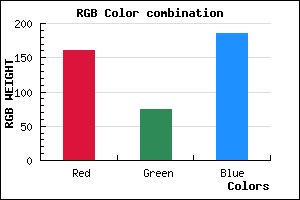 rgb background color #A14BBA mixer