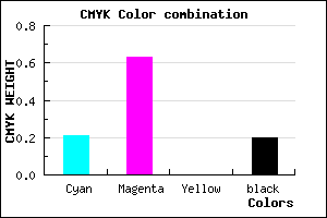 #A14BCD color CMYK mixer