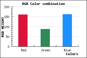 rgb background color #A158A2 mixer