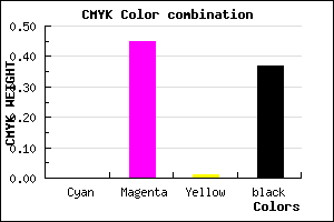 #A159A0 color CMYK mixer