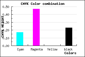 #A268C4 color CMYK mixer