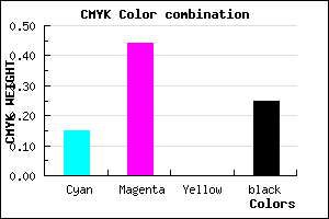 #A26BBF color CMYK mixer