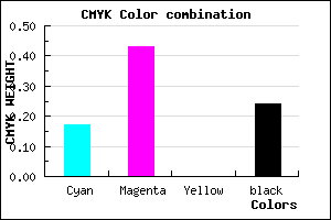#A26FC3 color CMYK mixer