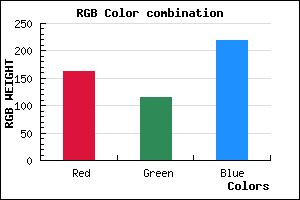 rgb background color #A273DB mixer