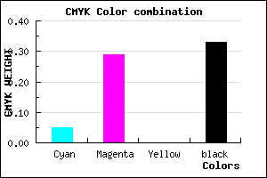 #A279AB color CMYK mixer