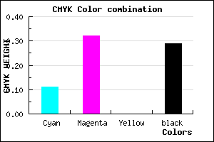 #A27CB6 color CMYK mixer
