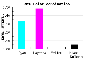 #A27EF1 color CMYK mixer