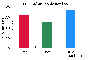 rgb background color #A281BB mixer