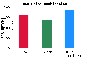 rgb background color #A286BB mixer