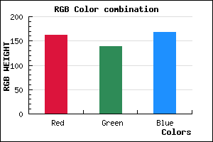 rgb background color #A28AA8 mixer