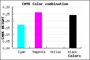 #A290C3 color CMYK mixer