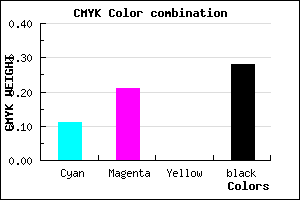 #A291B7 color CMYK mixer
