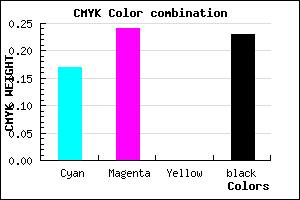 #A294C4 color CMYK mixer