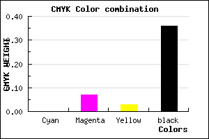 #A2969D color CMYK mixer