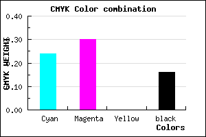 #A296D6 color CMYK mixer
