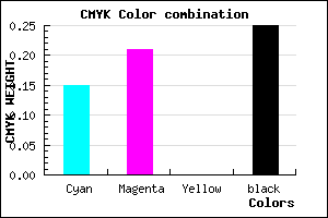 #A297BF color CMYK mixer