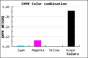 #A299A3 color CMYK mixer