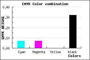 #A2A2AE color CMYK mixer
