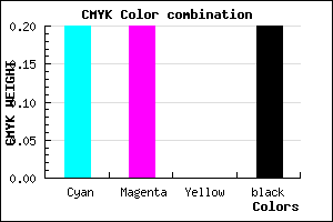 #A2A2CB color CMYK mixer