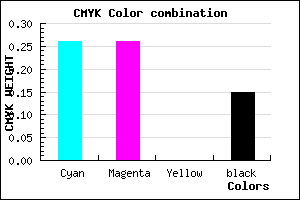 #A2A2DA color CMYK mixer