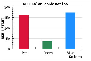rgb background color #A224AE mixer