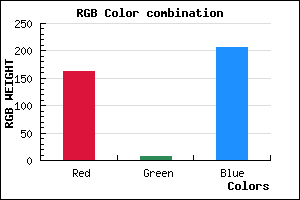 rgb background color #A208CF mixer