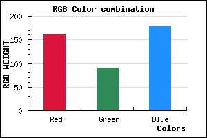 rgb background color #A25AB4 mixer