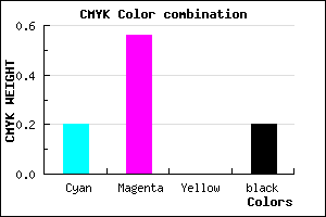 #A25ACB color CMYK mixer