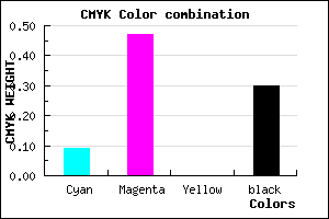 #A25EB3 color CMYK mixer