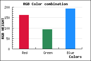 rgb background color #A25EC0 mixer