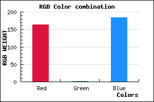 rgb background color #A301B8 mixer
