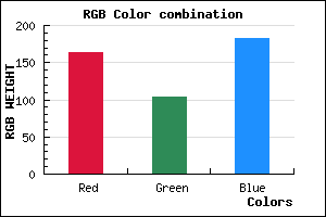 rgb background color #A367B7 mixer