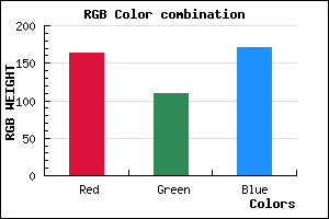 rgb background color #A36DAB mixer