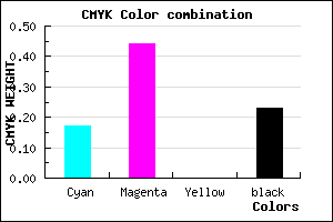 #A36EC4 color CMYK mixer