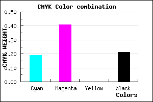 #A378CA color CMYK mixer