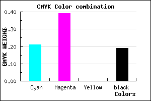 #A37ECF color CMYK mixer