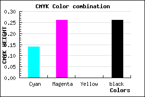 #A38BBD color CMYK mixer