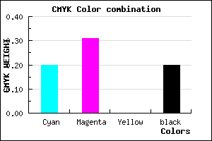 #A38DCC color CMYK mixer