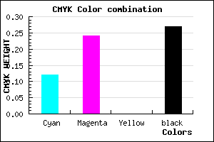 #A38EBA color CMYK mixer